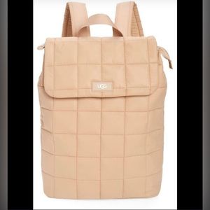UGG puffy quilted backpack